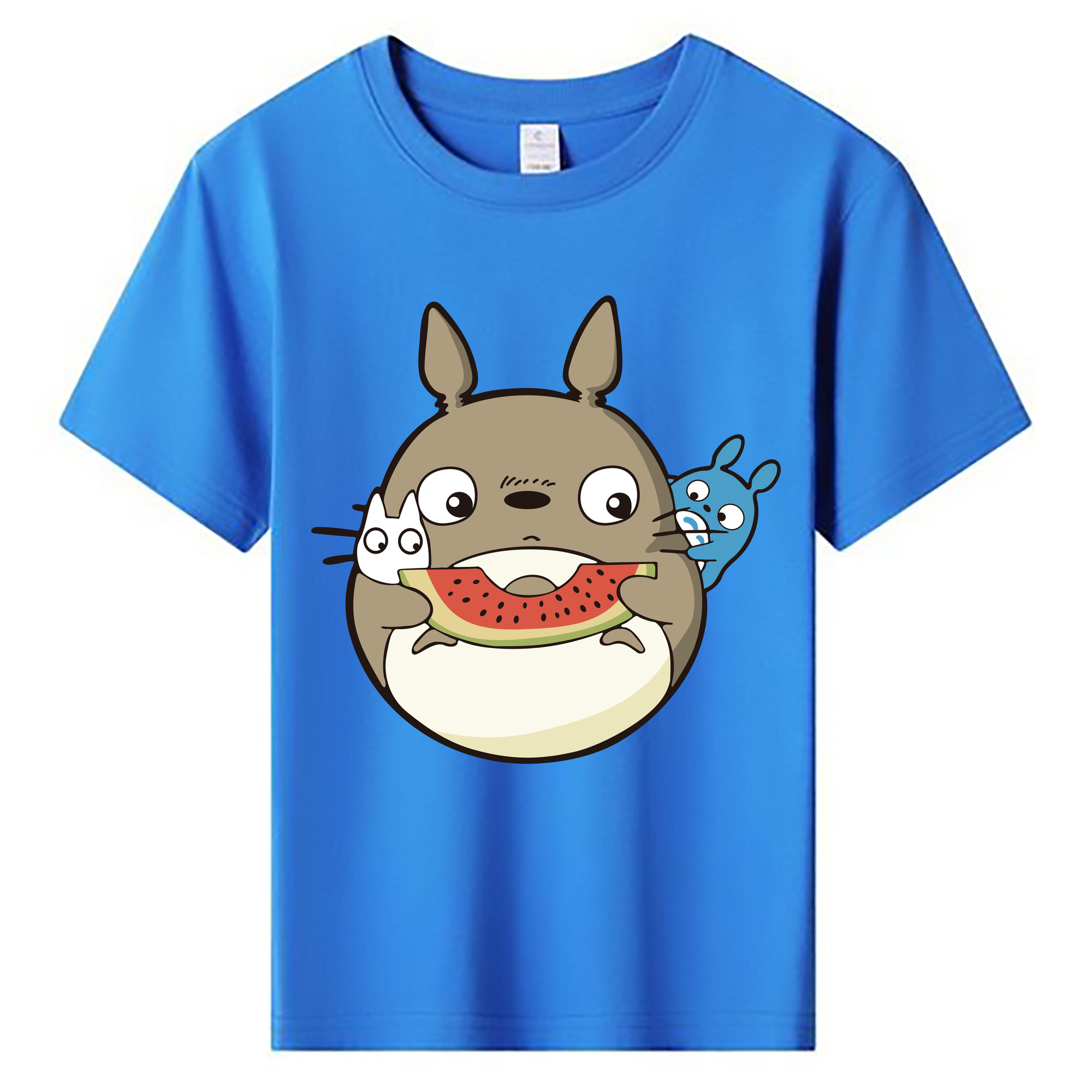 （画像用） となりのトトロ 草壁メイ 草壁サツキ My Neighbor Totoro Satsuki Kusakabe Mei Kusakabe 綿100％キッズTシャツ（フロントプリント）